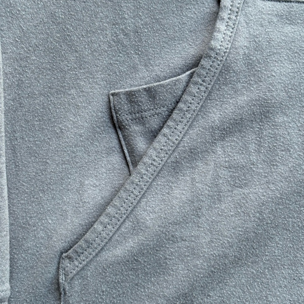 Peloton Dreamblend Full Zip Hoodie Lightweight Sweatshirt, Gray - Picture 6 of 8